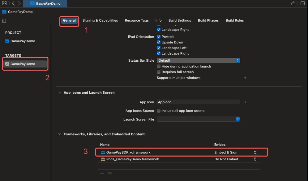 Xcode setup
