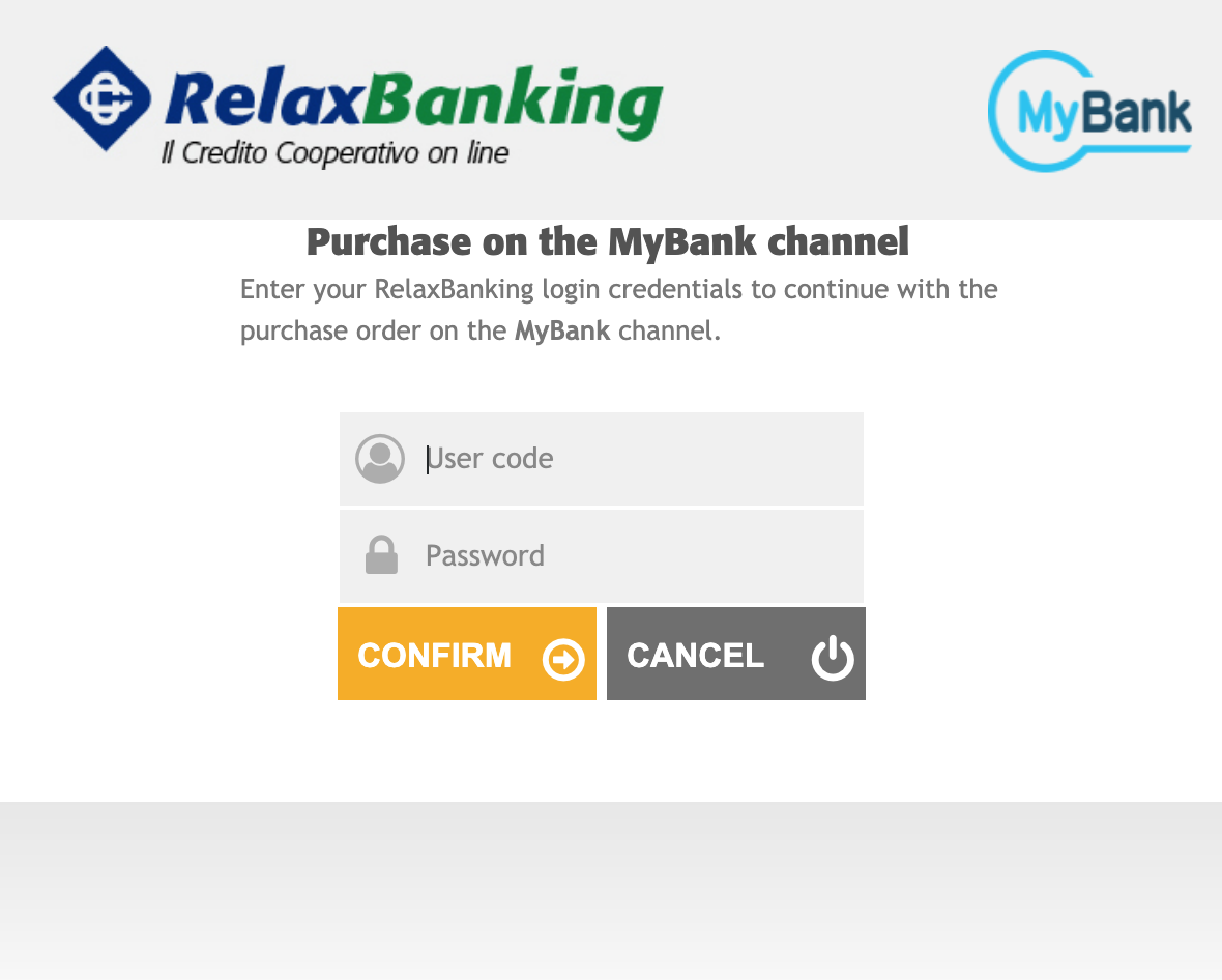 Payment Method - MyBank