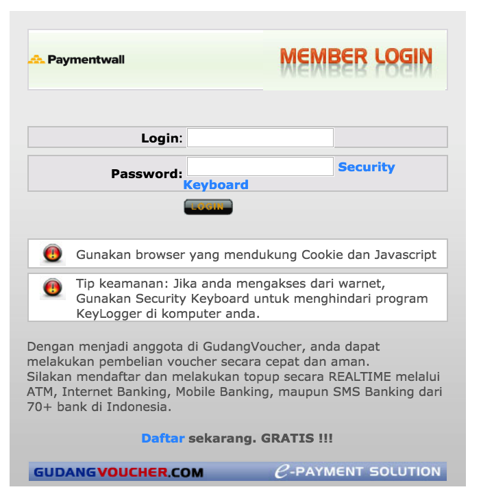 Gudang Voucher preset