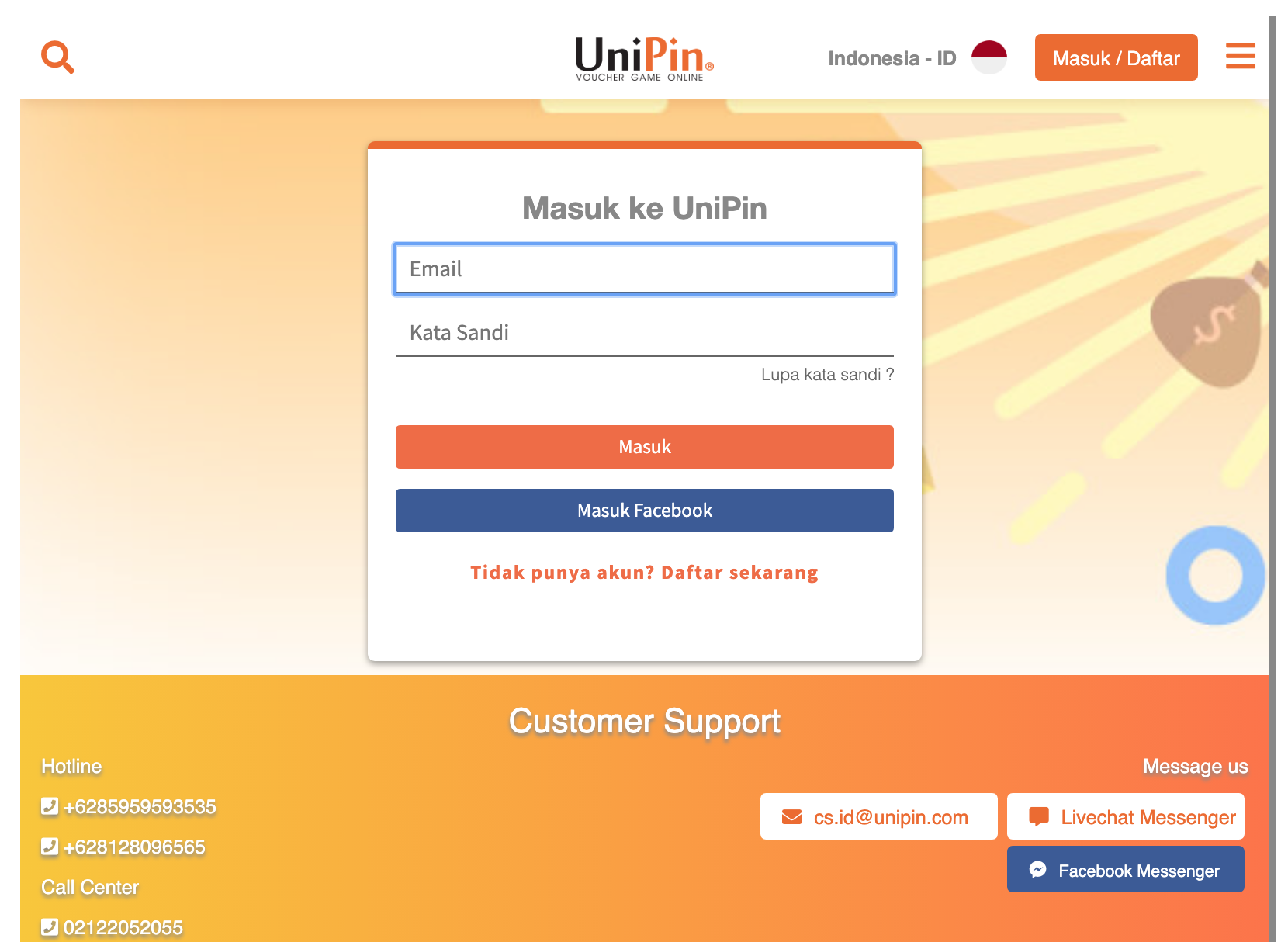 Payment Method - UniPin Wallet